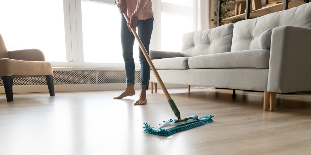 can you mop hardwood floors