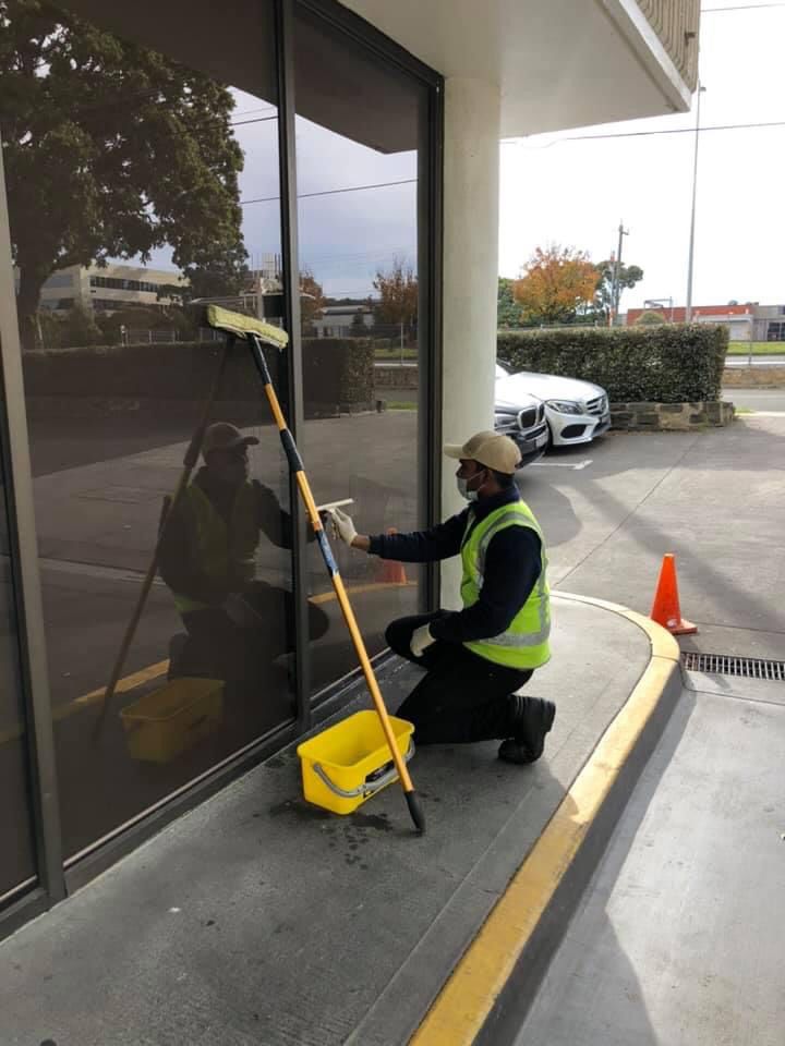 Removing sticker residue from glass