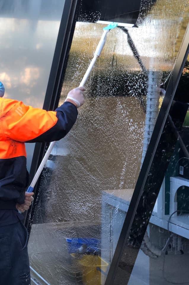 Removing sticker residue from glass